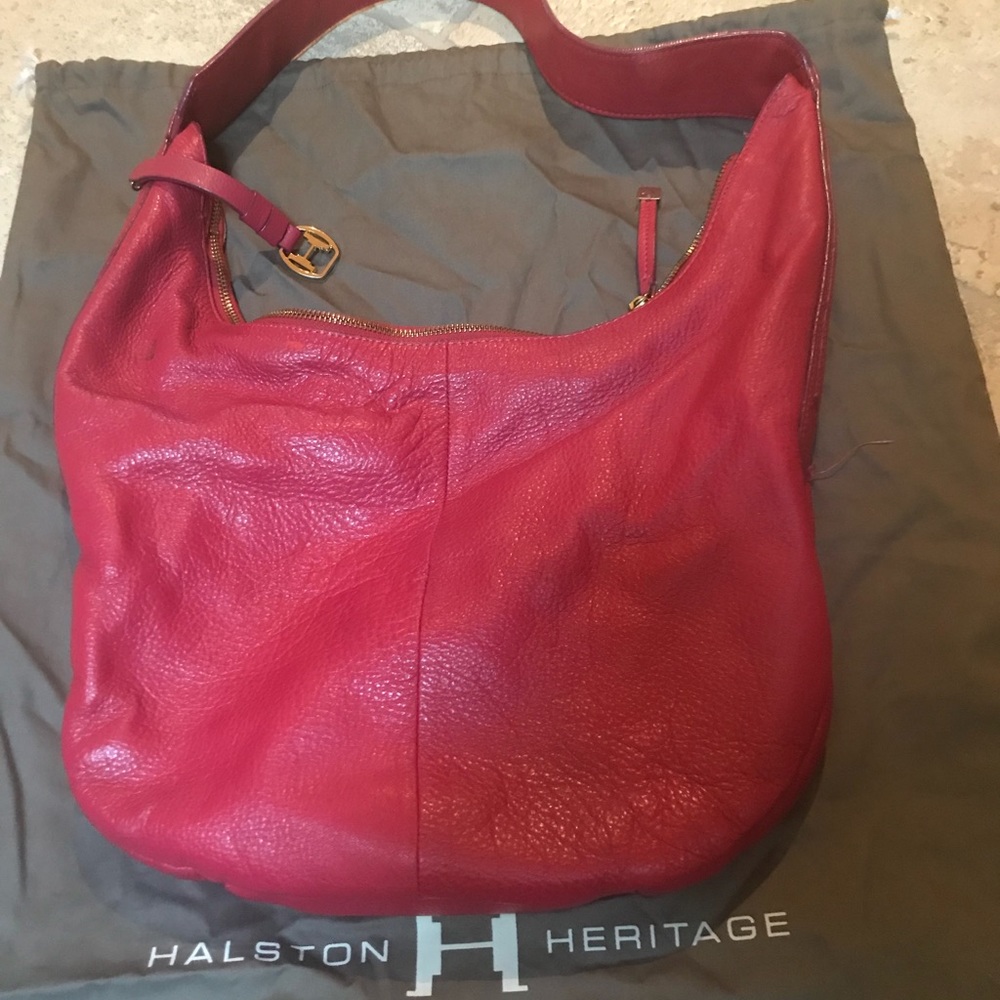 Halston hobo shoulder bag